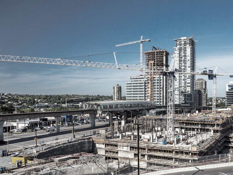 Construction site at Brentwood