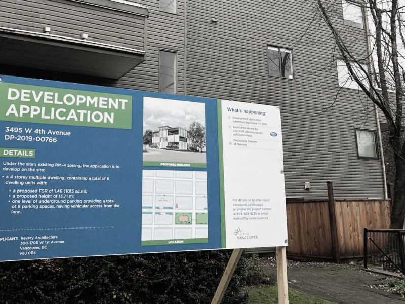 Development Sign