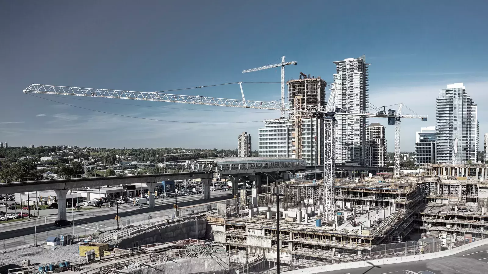 Construction site at Brentwood