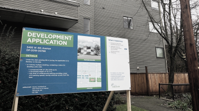 Development Sign