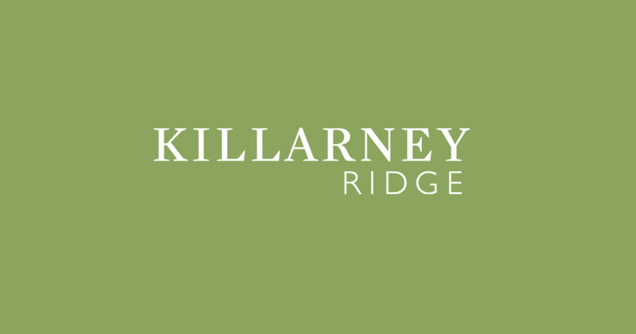 Killarney Ridge MLA Canada